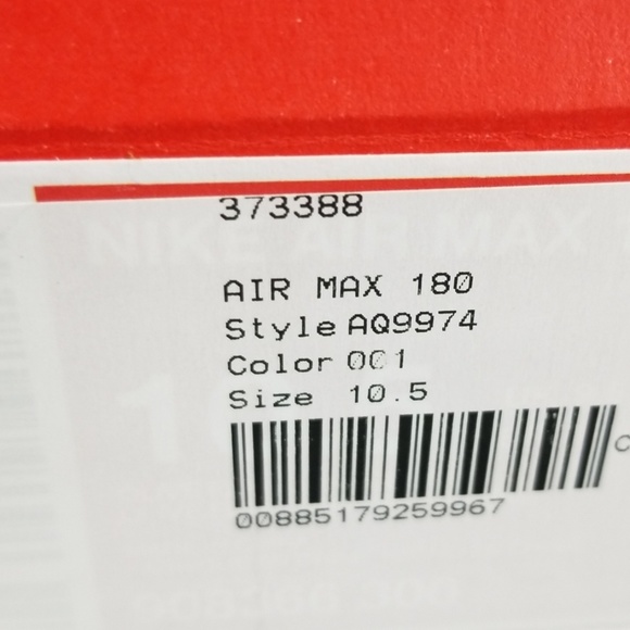 💥SOLD💥Nike Air Max 180 Mens - Picture 8 of 8